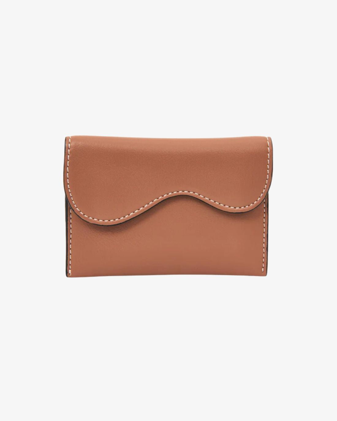 WALLET WAVE SOFT STRUCTURE - HUSH BROWN