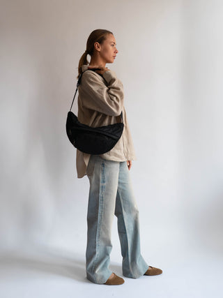 JADE MATTE TWILL - Black