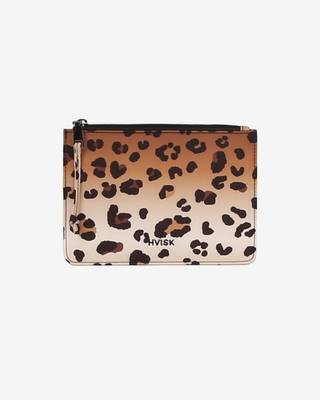 HVISK KIT LARGE TWILL PRINT Makeup Bag 463 Leopard