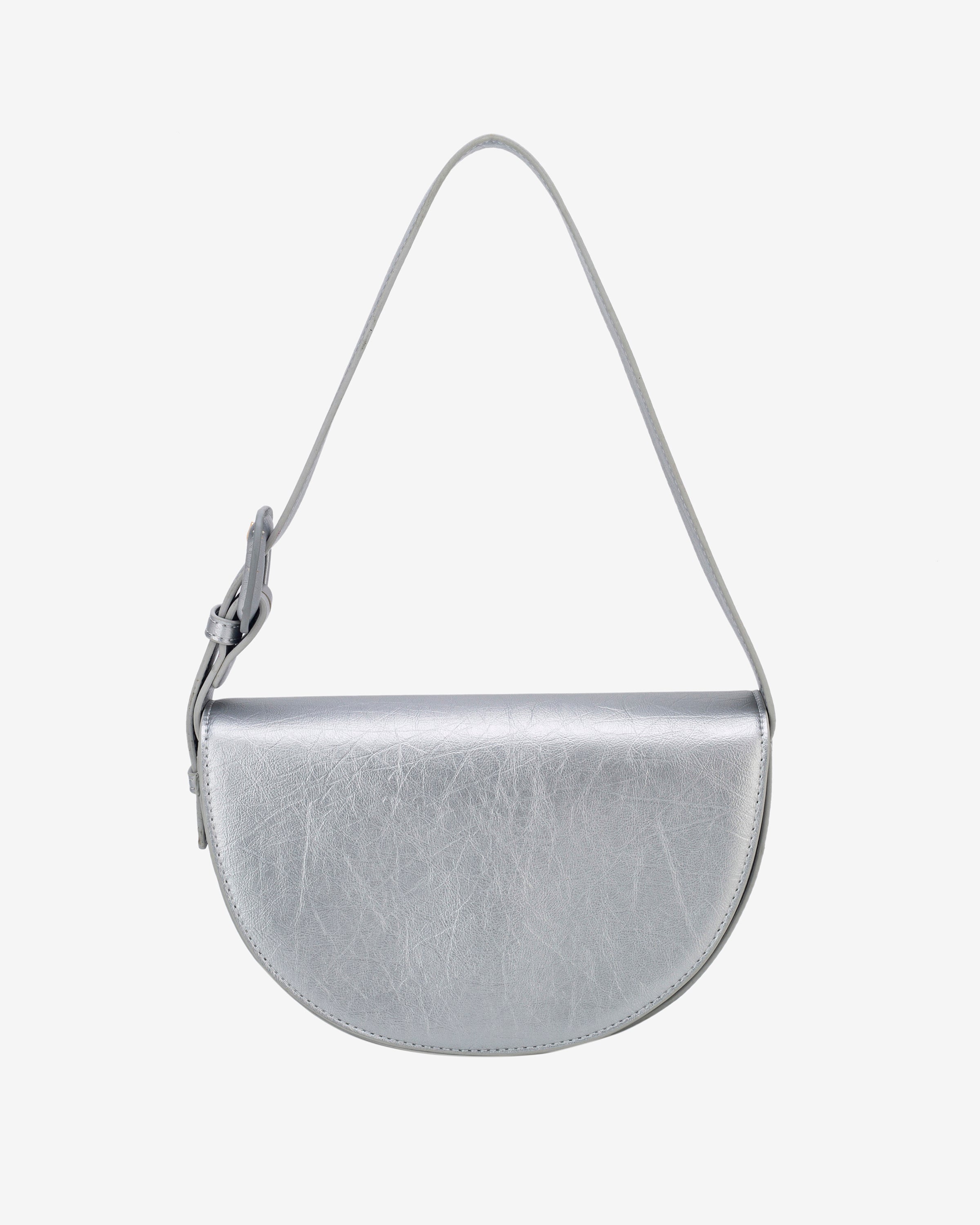 HVISK NOMI SHINY STRUCTURE Shoulder Bag 461 Silver Cloud