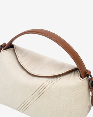 HVISK NOTE DENIM Crossbody 462 Pale Flax